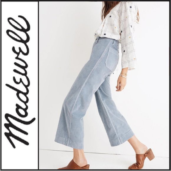 Madewell Pants - NWT ( Madewell ) Emmett Cropped Wide Leg Pants